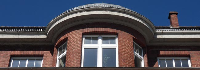 Listed building on Bremer Wollkämmerei site